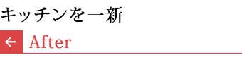 キッチンを一新